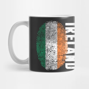 Ireland Flag Fingerprint My Story DNA Irish Mug